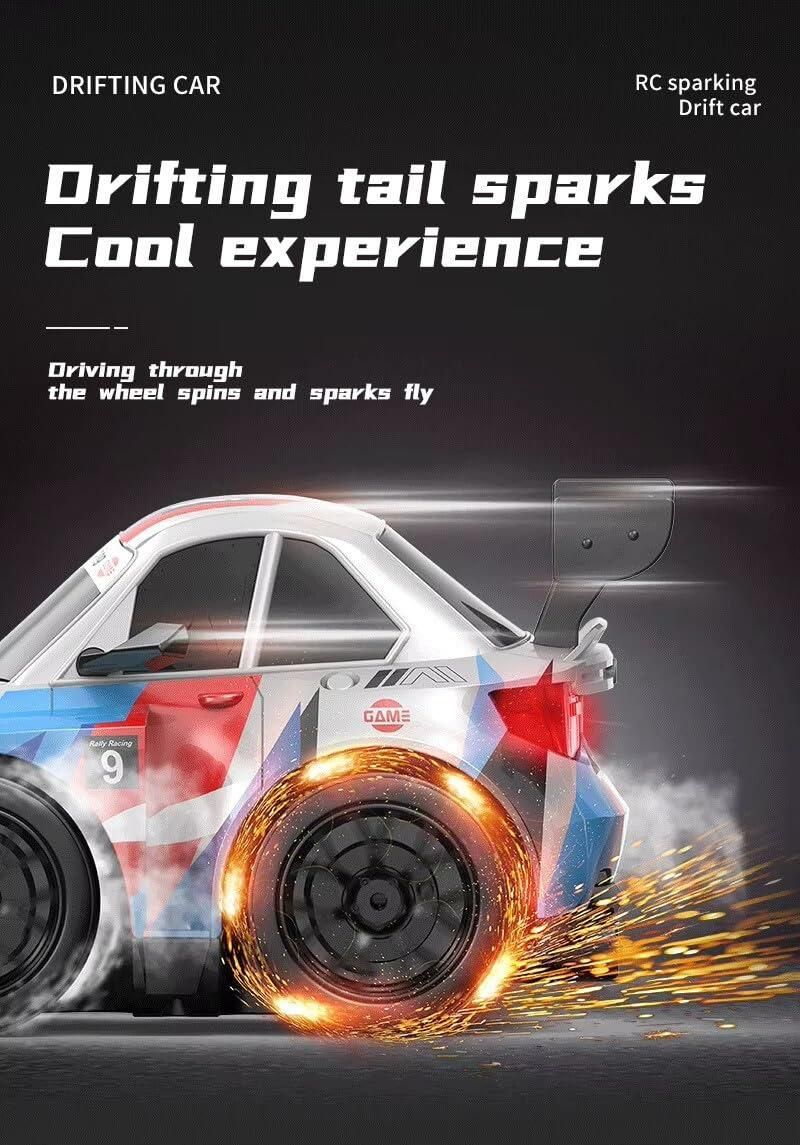 High-Speed RC Drift Car with Spark Effect